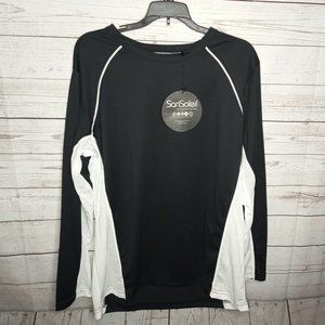 SAN SOLEIL UPF 50 MEN'S  L/S GOLF TOP SHIRT
